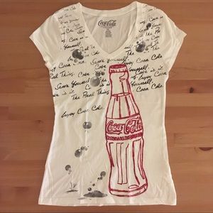 Coca Cola tee shirt coke red bottle